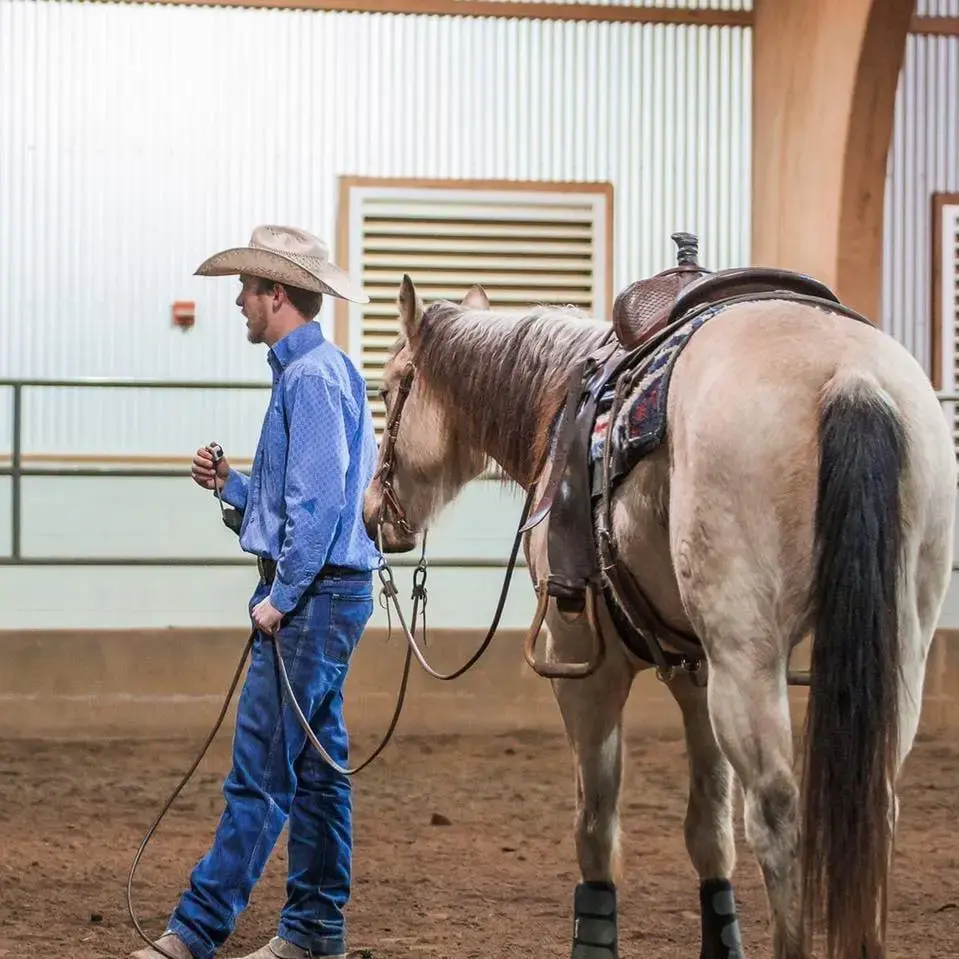 Jordan training in arena
